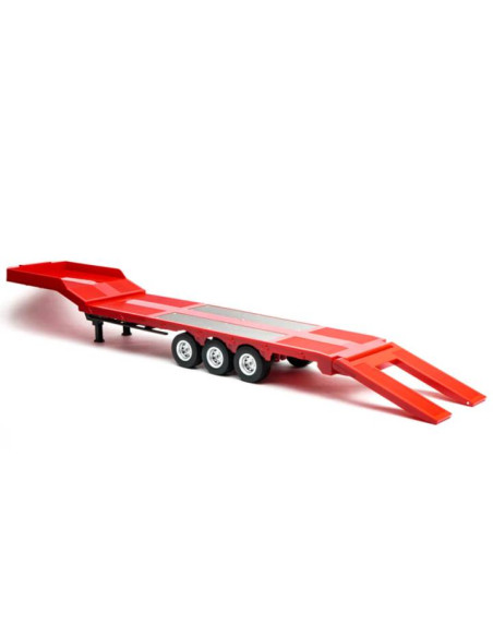 Remolque 3 ejes para Scania 770S V8 Huina 1501 1/18 Rojo