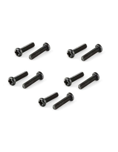 Button Head Cross Machine Screw 3x12mm (10)