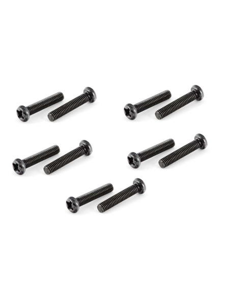 Button Head Cross Machine Screw 3x15mm (10)