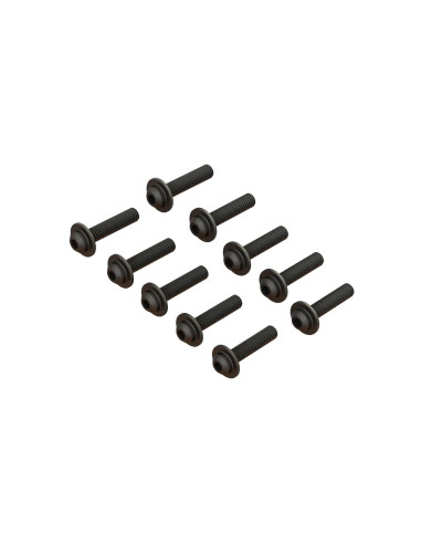 BUTTON HEAD SCREW FLANGED M4x18mm V2