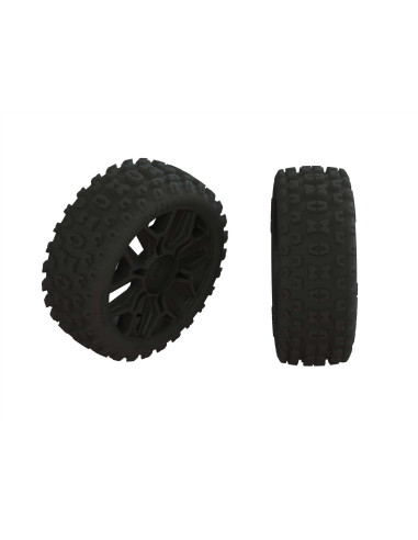Dboots '2HO' Tire Set Glued Gun Metal (2)