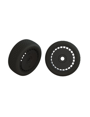 dBoots Exabyte Glued Tire Set  Black (2)