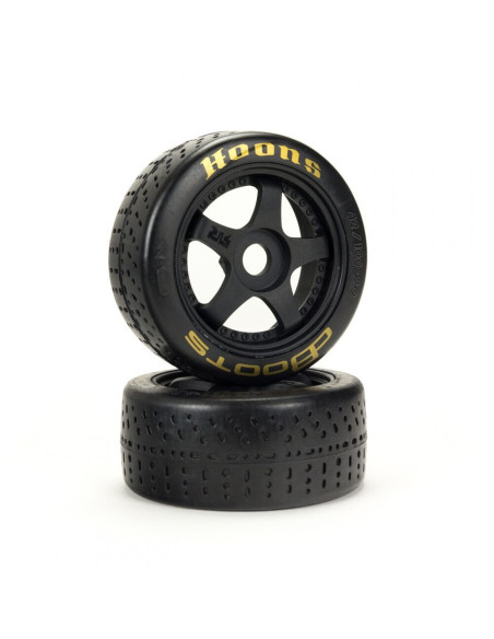 dBoots Hoons 42/100 2.9 Pre-Mounted Belted Tires  Gold  17mm Hex  5-Spoke (2)