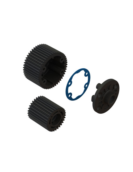 Diff Case and Idler Gear Set (47-29T  0.8M)