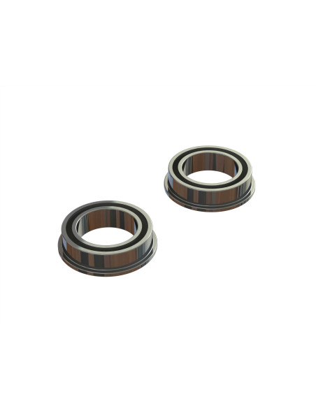 Flange Ball Bearing 10x15x4mm 2RS (2)