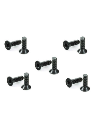 Flat Head Cross Machine Screw 3x10mm (10)