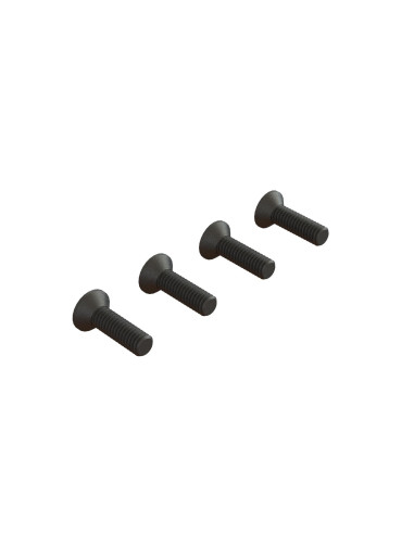Flat Head Screw M4x14mm (4)