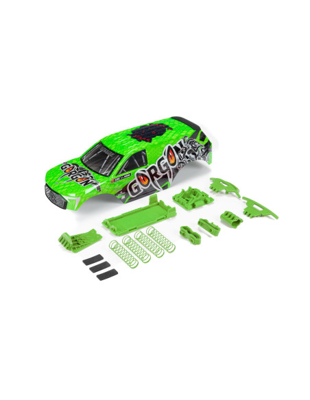 GORGON Painted Decaled Trimmed Body Set  Green