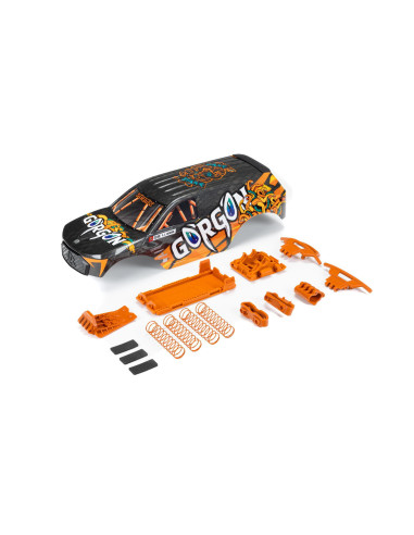 GORGON Painted Decaled Trimmed Body Set  Orange