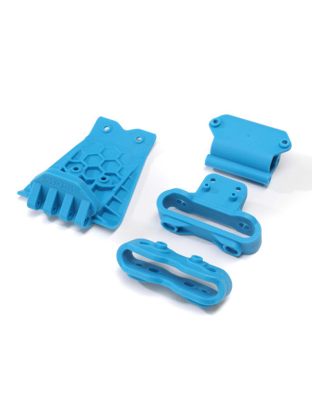 Lower Skid And Bumper Mount Set  Blue