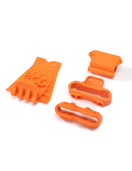 Lower Skid And Bumper Mount Set  Orange