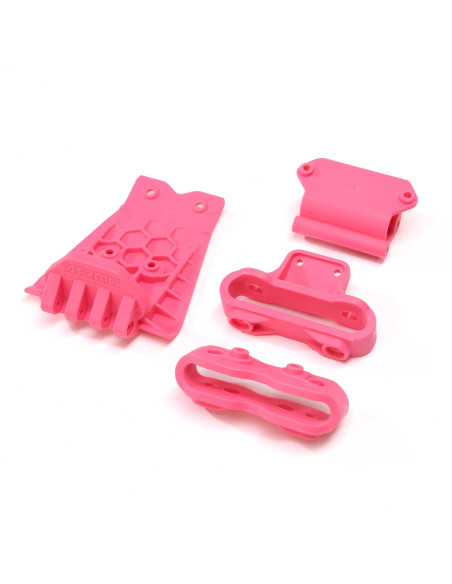 Lower Skid And Bumper Mount Set  Pink
