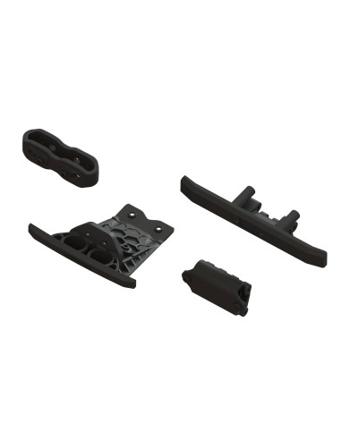 Lower Skid And Bumper Set: Black