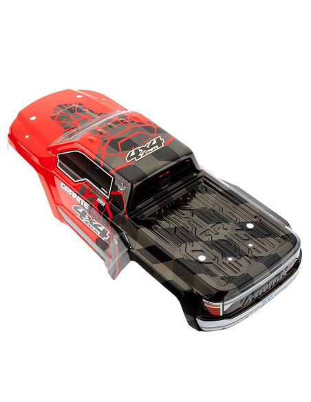 Painted Body with Decal Trim  Red: GRANITE 4x4 MEGA