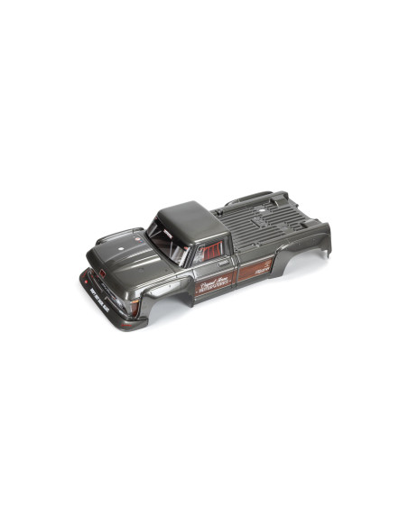 Painted Decaled Trimmed Body  Gunmetal: Outcast 4x4