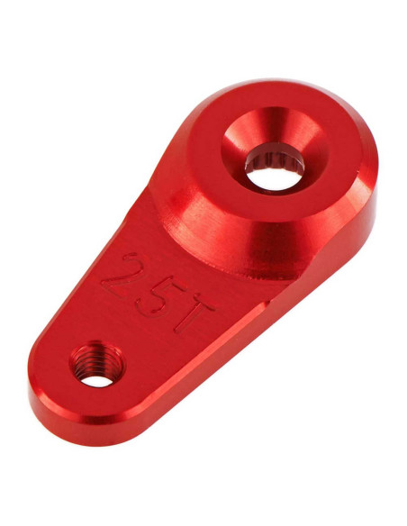 Servo Horn Metal 25T Aluminum Red