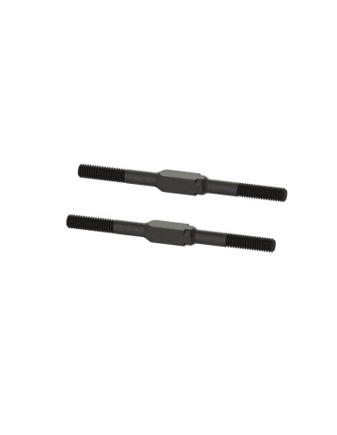 Steel Turnbuckle M4x60mm  Black (2)