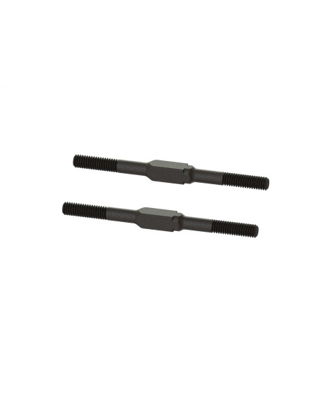 Steel Turnbuckle M4x60mm  Black (2)