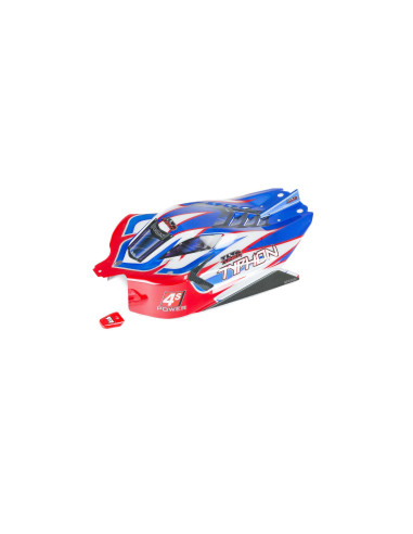 TYPHON TLR Tuned Finished Body Red/Blue