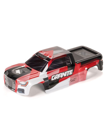 GRANITE Clipless Painted Decaled Trimmed Body  Red
