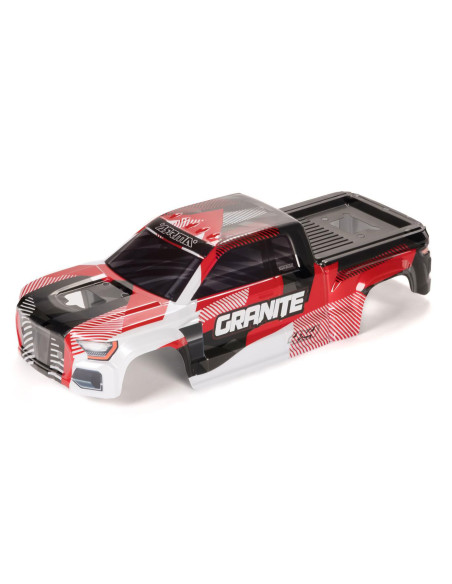 GRANITE Clipless Painted Decaled Trimmed Body  Red
