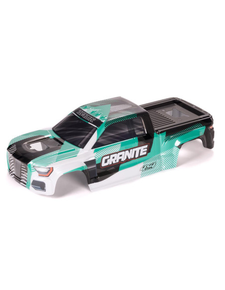1-10 Clipless Painted Decaled Trimmed Body  Green-Black: GRANITE 4X4