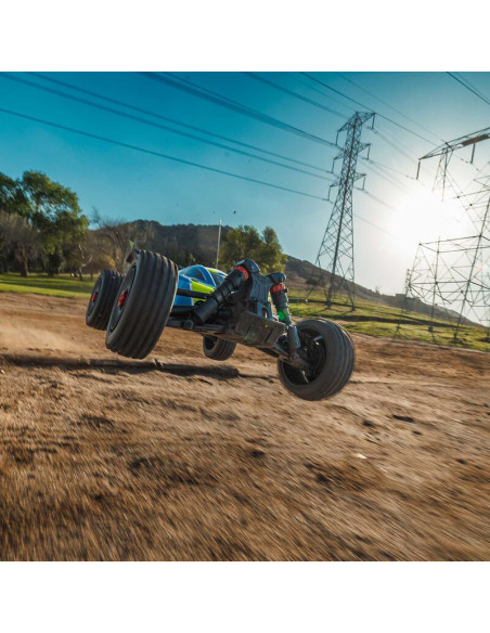 1-8 TYPHON MEGA 665 4X4 RTR Brushed Buggy  Blue