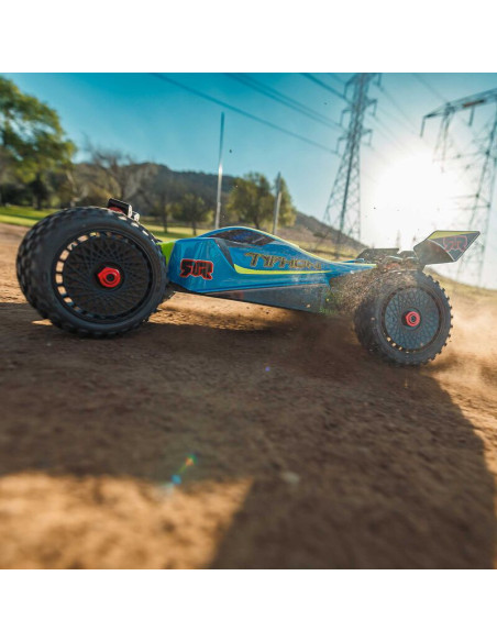 1-8 TYPHON MEGA 665 4X4 RTR Brushed Buggy  Blue