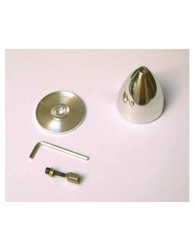 Cono Aluminio diam 64 mm, para hélice bipala (2)