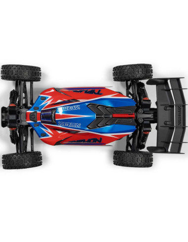 1-8 TYPHON MEGA 665 4X4 RTR Brushed Buggy  Red