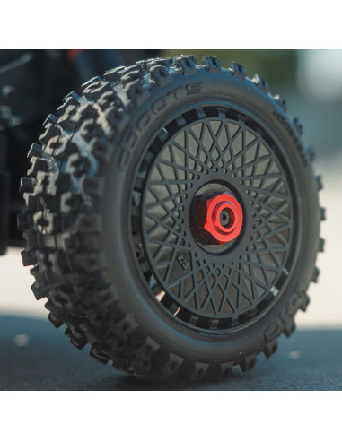 1-8 TYPHON MEGA 665 4X4 RTR Brushed Buggy  Red