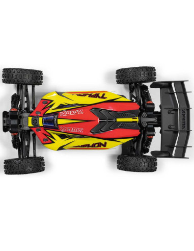 1-8 TYPHON MEGA 665 4X4 RTR Brushed Buggy  Yellow