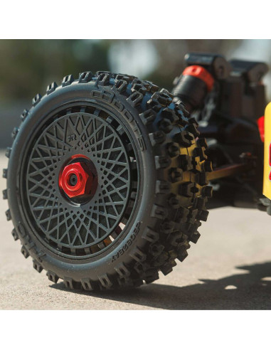 1-8 TYPHON MEGA 665 4X4 RTR Brushed Buggy  Yellow