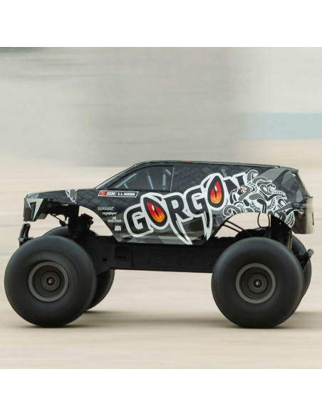 1-10 GORGON 2WD RTR Brushed Monster Truck (Battery & Charger Included)  Gun Metal
