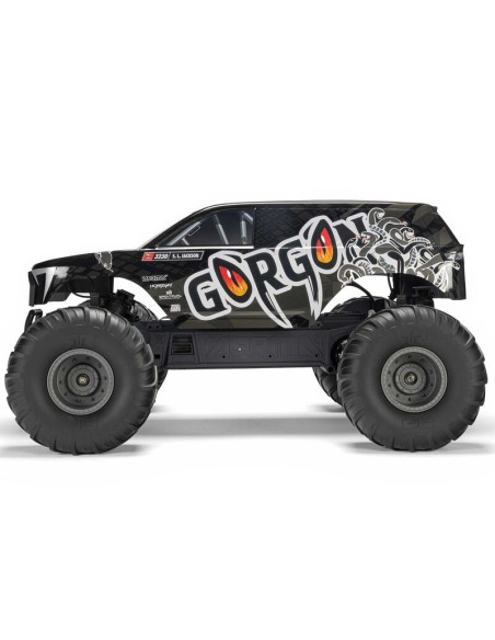1-10 GORGON 2WD RTR Brushed Monster Truck (Battery & Charger Included)  Gun Metal