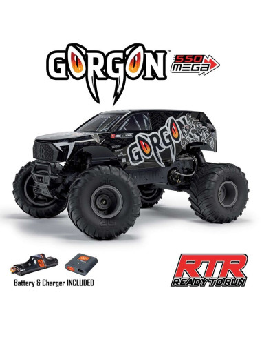 1-10 GORGON 2WD RTR Brushed Monster Truck...