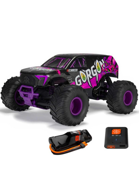 1-10 GORGON 2WD RTR Brushed Monster Truck (Battery & Charger Included)  Purple