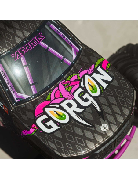 1-10 GORGON 2WD RTR Brushed Monster Truck (Battery & Charger Included)  Purple