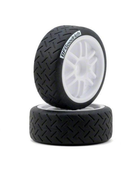 7372 Neumáticos originales Traxxas Rally 1/16 BFGoodrich Rally Tire & Rally Wheel (2 unidades)