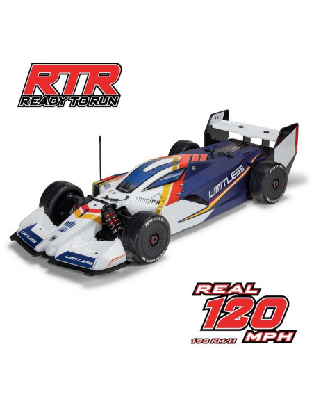 1-7 LIMITLESS 8S AVC 4X4 RTR Brushless Street Speed  White-Blue