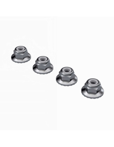 Wide Flanged Nyloc Nut M4 (4)