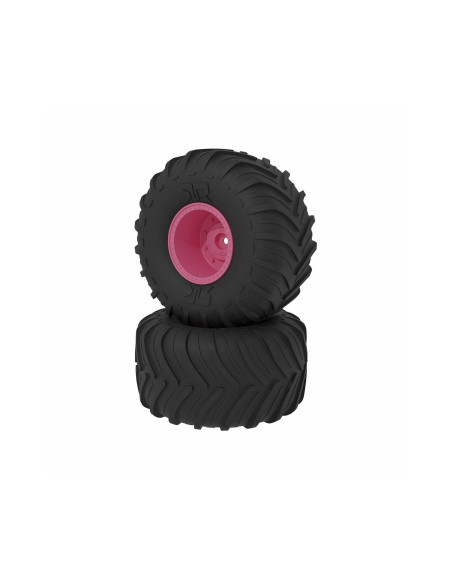 dBoots Chevron MT Tire Set  Glued  Pink