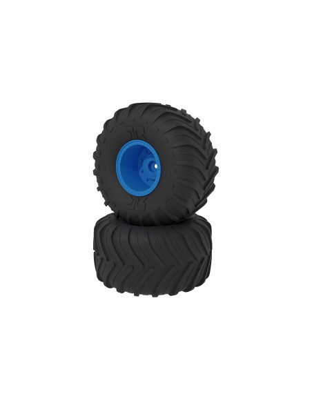 dBoots Chevron MT Tire Set  Glued  Blue