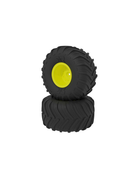 dBoots Chevron MT Tire Set  Glued  Yellow