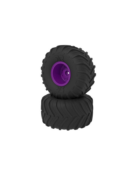 dBoots Chevron MT Tire Set  Glued  Purple