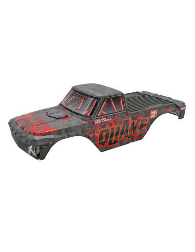 QUAKE Painted Decaled Trimmed Body Set  Red