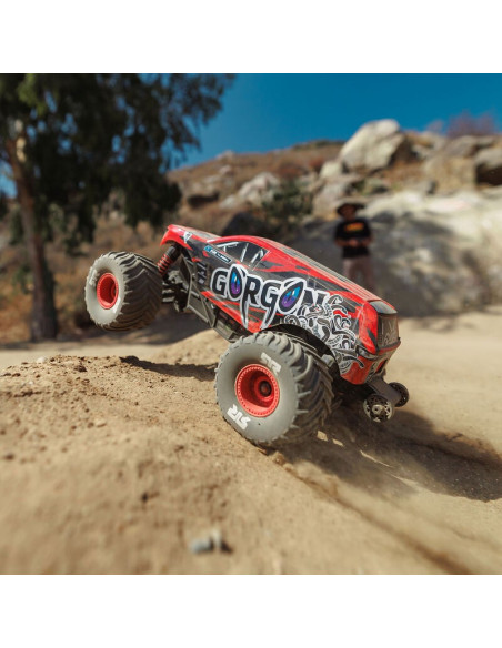 1-16 GORGON GROM 4X4 RTR Brushed Monster Truck (Battery & Charger Included)  Red