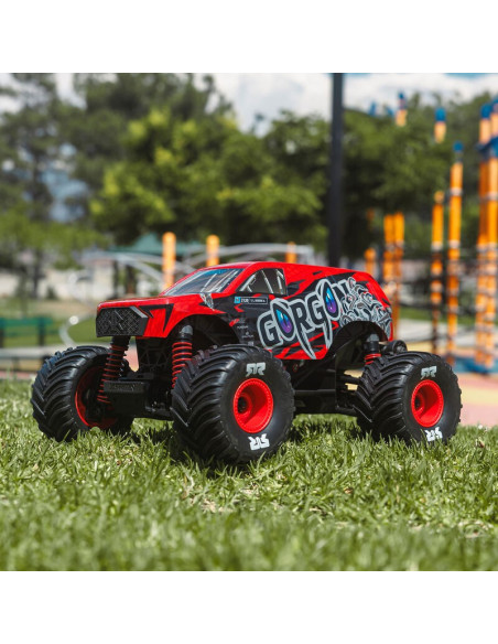 1-16 GORGON GROM 4X4 RTR Brushed Monster Truck (Battery & Charger Included)  Red