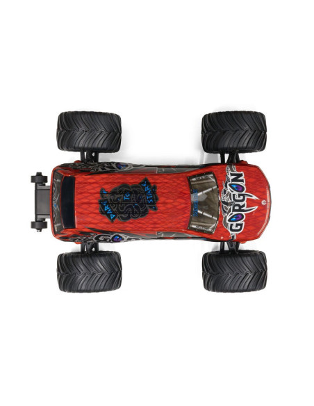 1-16 GORGON GROM 4X4 RTR Brushed Monster Truck (Battery & Charger Included)  Red