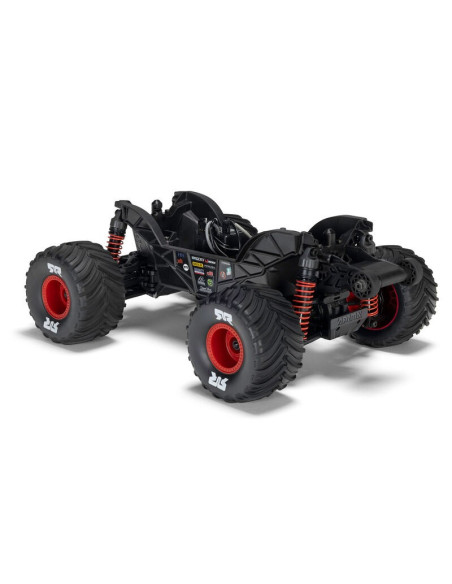 1-16 GORGON GROM 4X4 RTR Brushed Monster Truck (Battery & Charger Included)  Red